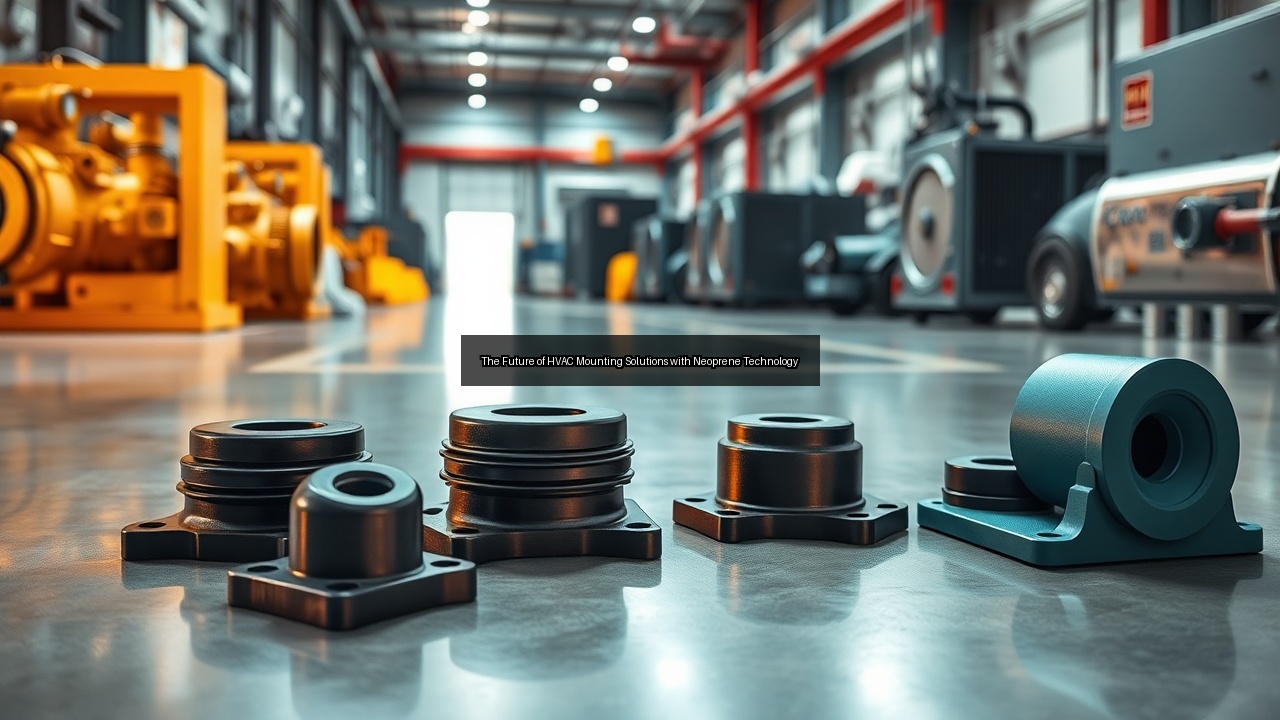 floor hvac neoprene vibration isolator hvac elastomeric